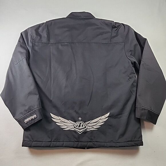 Troy Lee Designs TLD Double Sided Black Service Jacket Mens Large Motocross - Picture 11 of 15